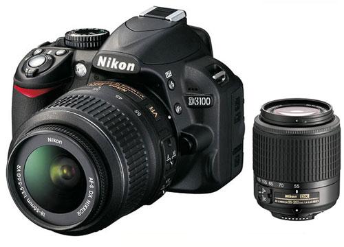 Nikon D3100 + 2 Obj. Nikon Af-S Dx : 18 - 55 Mm F/3.5 - 5.6 Série G + 55 - 200 Mm F/4.0 - 5.6 Ed Non Vr